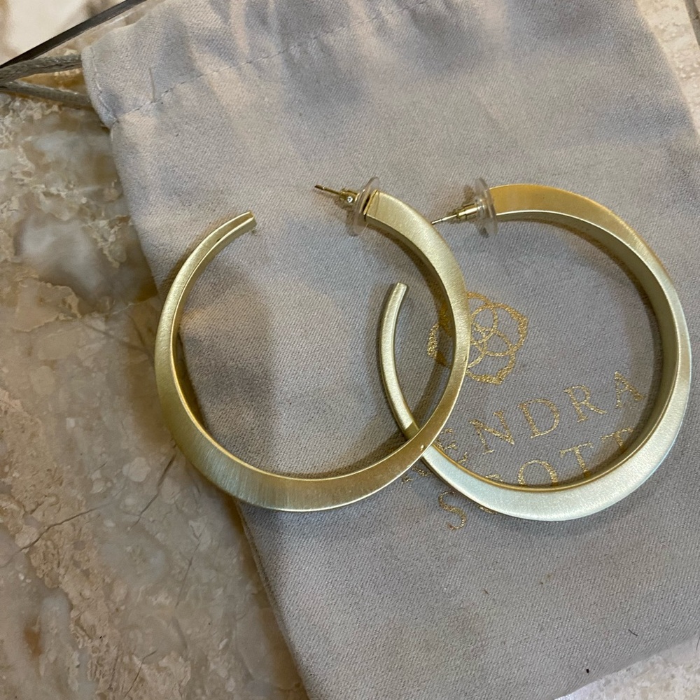 Kendra Scott Gold Hoop Earrings